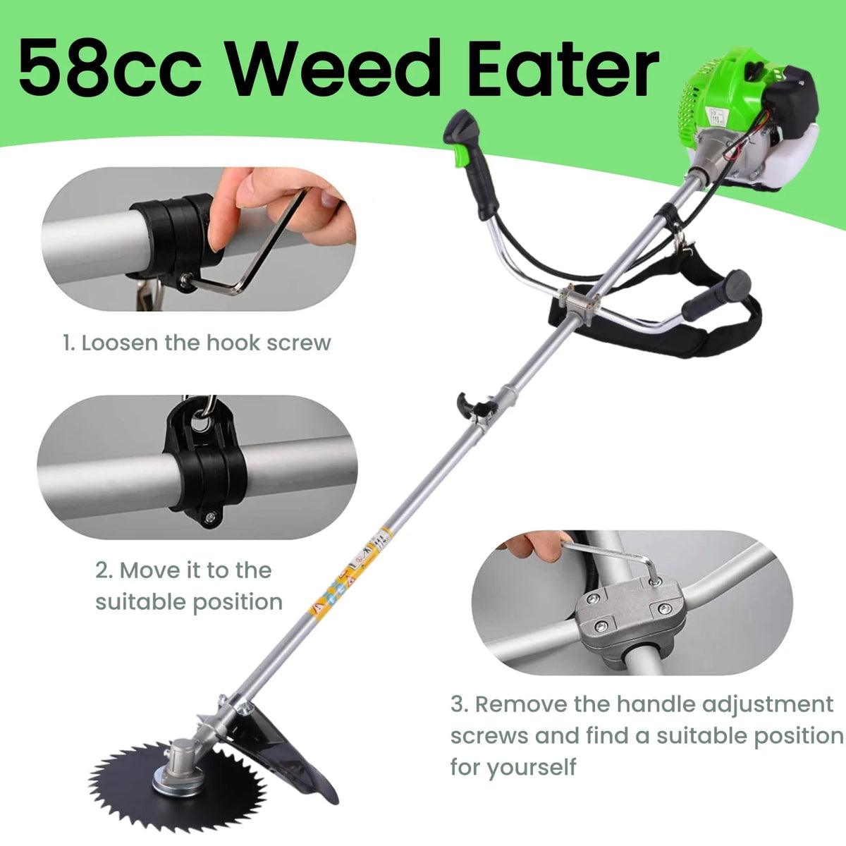 4-in-1 Gas String Trimmer K50330