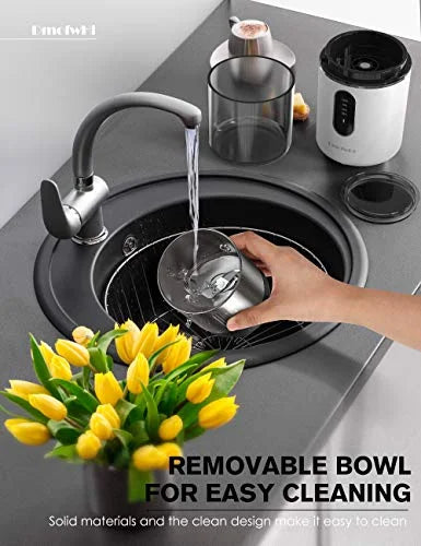 Cordless Electric Coffee Grinder with Stainless Steel Blade and Removable Bowl N798