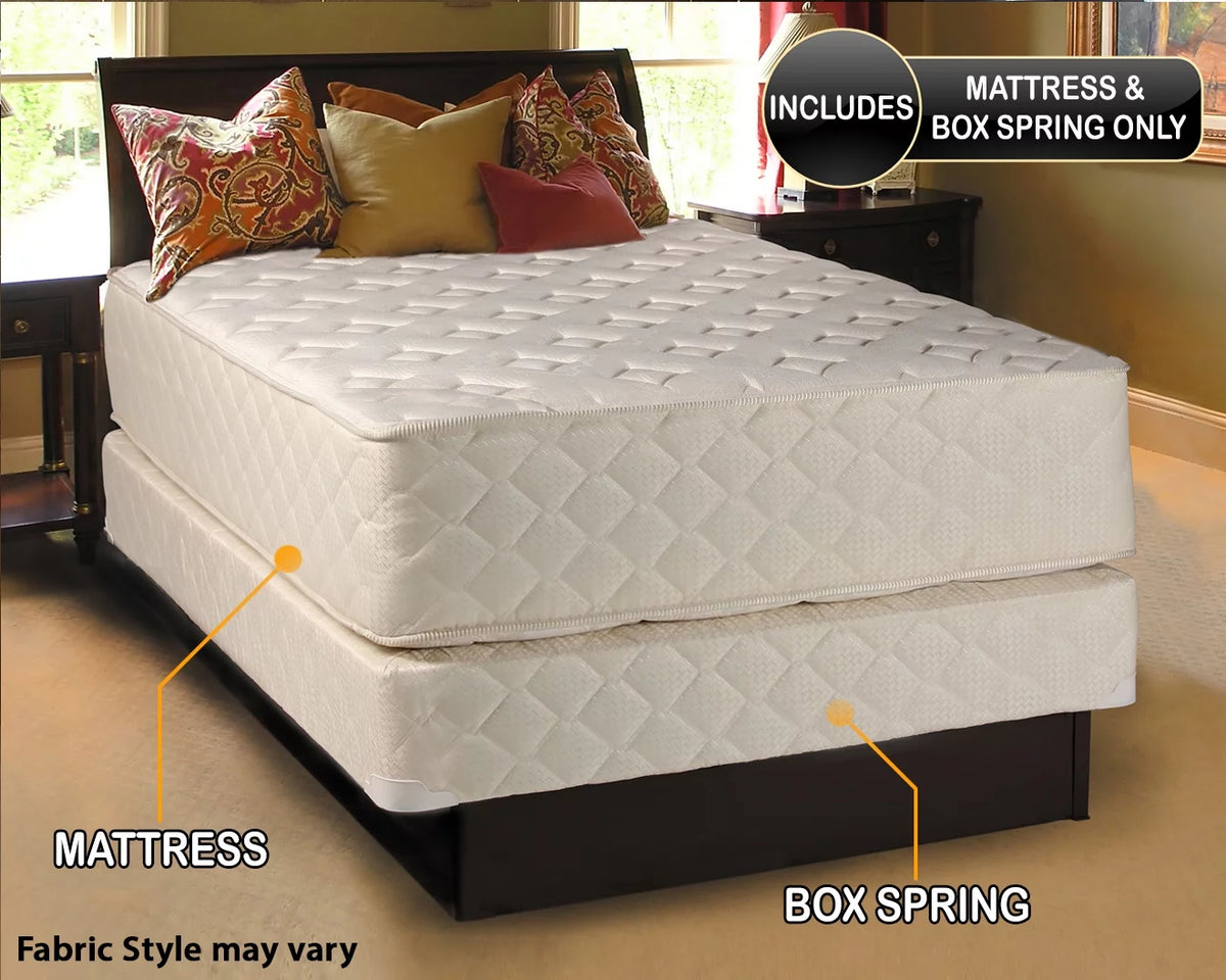 Twin XL Firm Innerspring Mattress & Box Spring Set Q44517