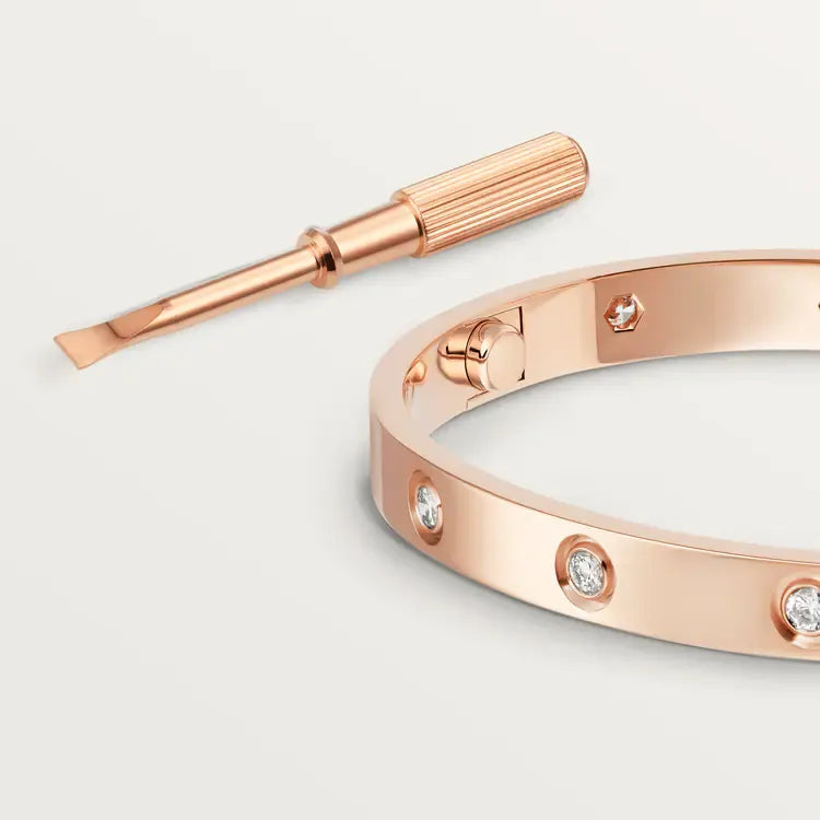 Bracelet with 10 Diamonds T998