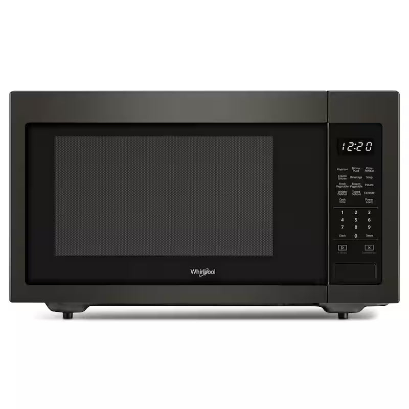 1.6 cu. ft. Black Stainless Countertop Microwave Q97118