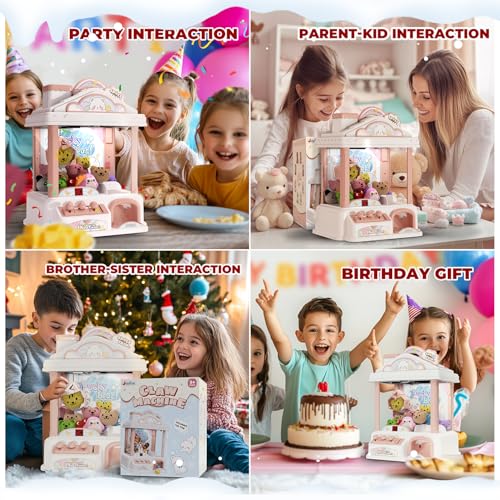 Claw Machine for Kids Mini Vending Machine Candy Grabber Dispenser Toy W2917