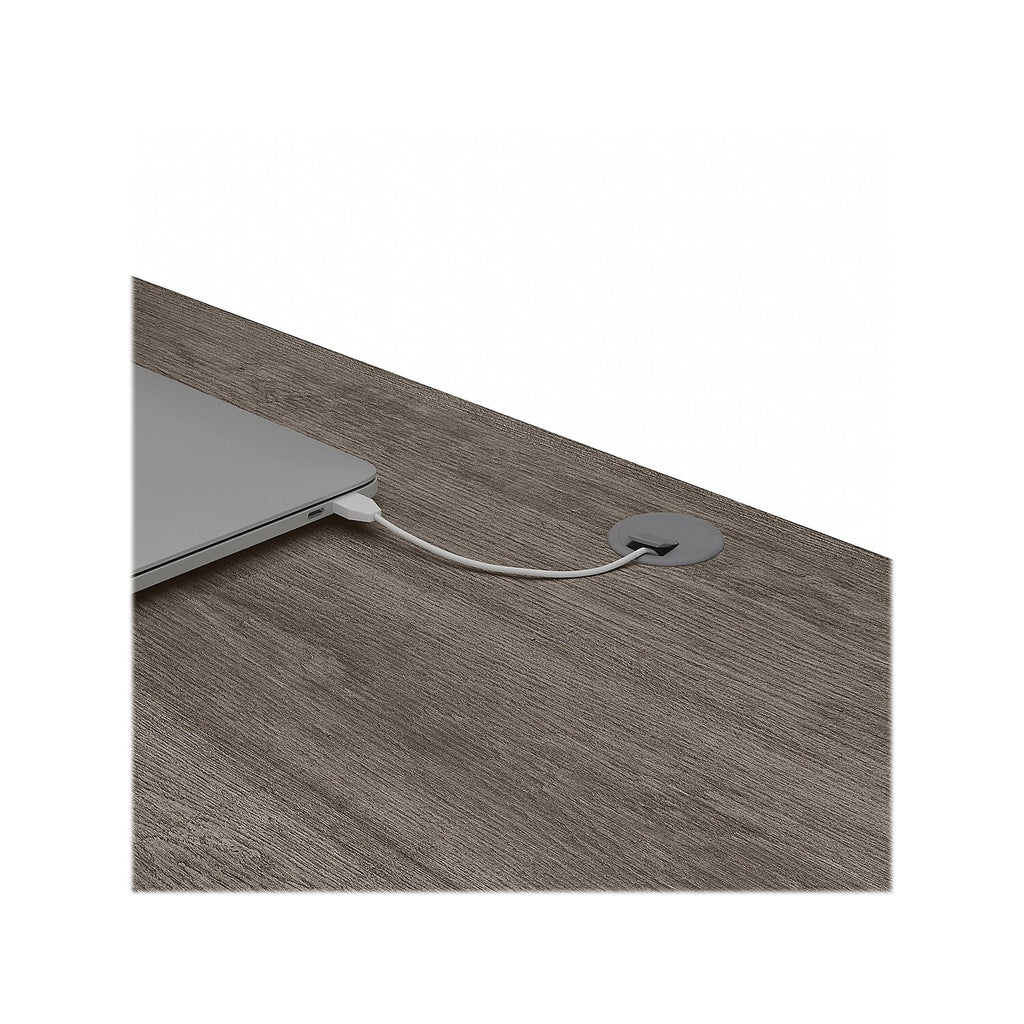 L Shaped Desk with Cabinet U8959