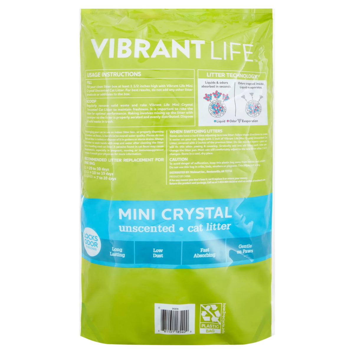 Mini Crystal Unscented Cat Litter, 4 lb Y339672
