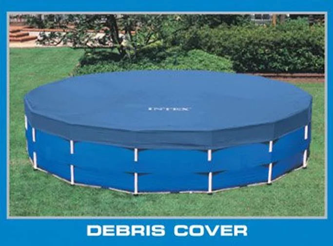 18ft x 48in Round Metal Frame Above Ground Swimming Pool Set H13241