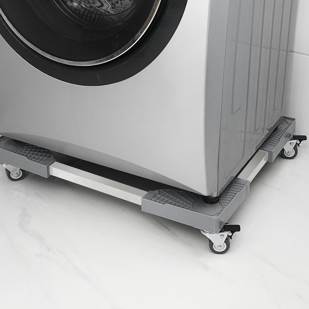 Adjustable Washing Machine and Dryer Stand with 4 Lifting Feet S9137