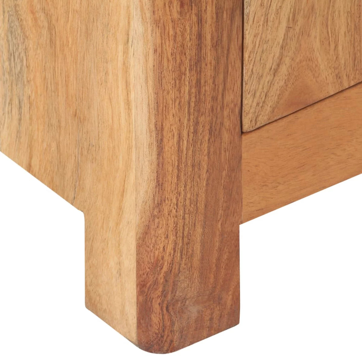 Solid Acacia Wood Bedside Cabinet O3068