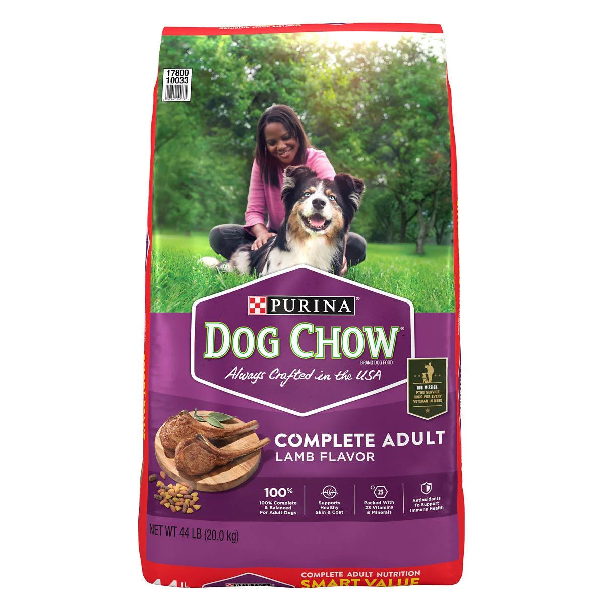 Complete Adult Dry Dog Food With Lamb Flavor 44 lb N9724