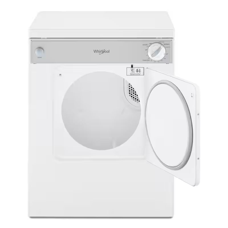 White Compact Electric Vented Dryer O830
