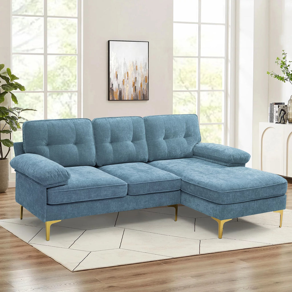 3-Piece Modular L-Shaped Sectional Sofa L65253