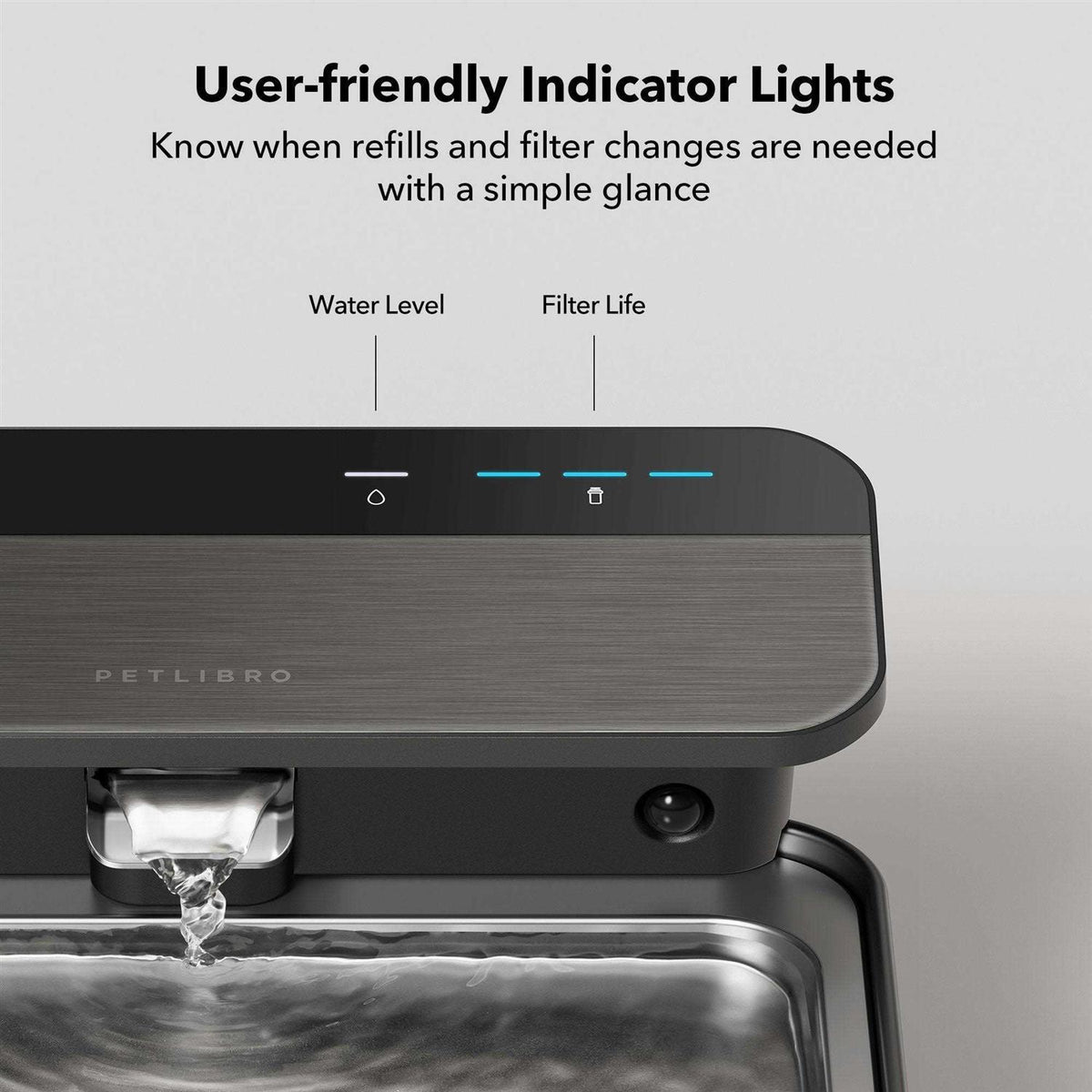 Stainless Steel Pet Water Fountain J438