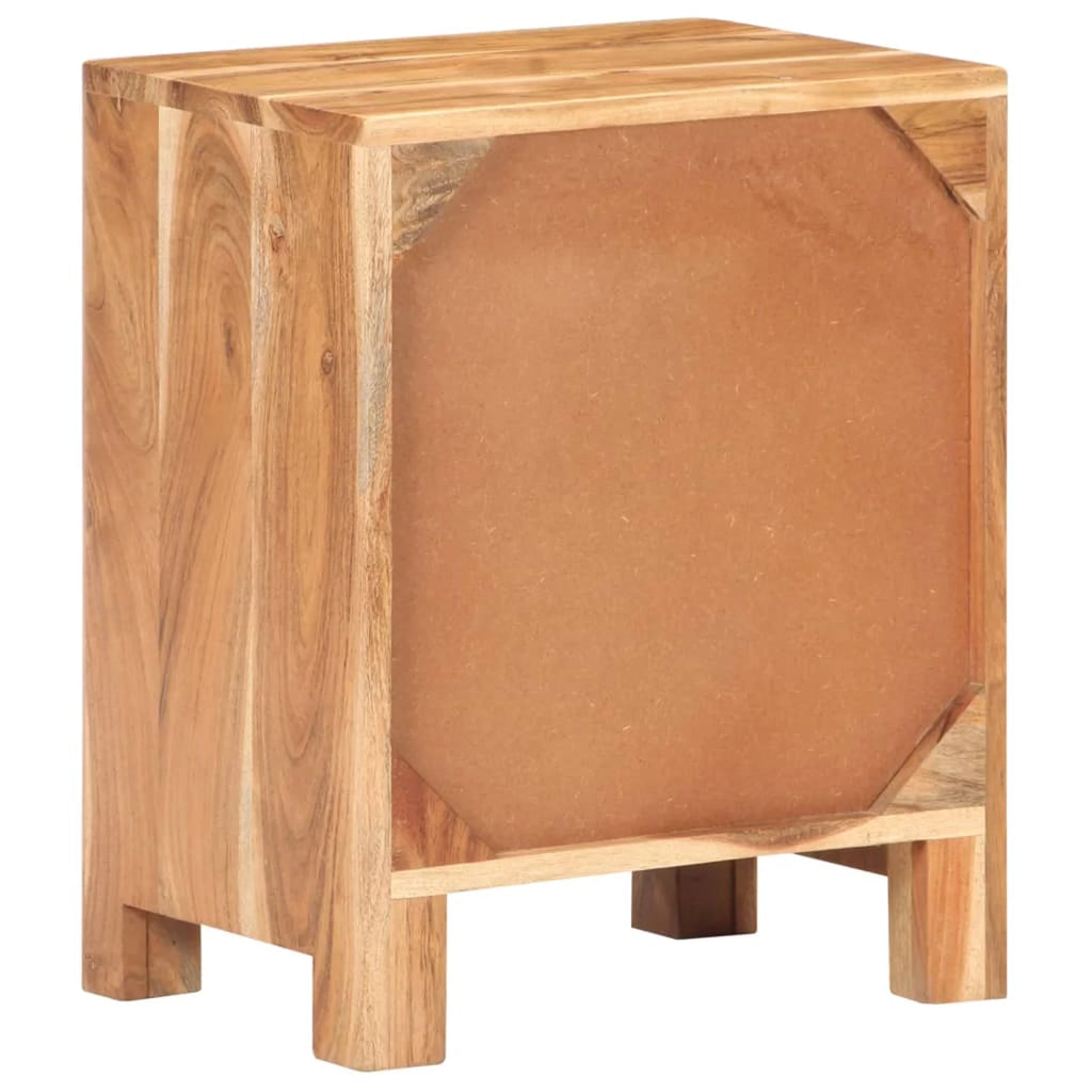 Solid Acacia Wood Bedside Cabinet O3068