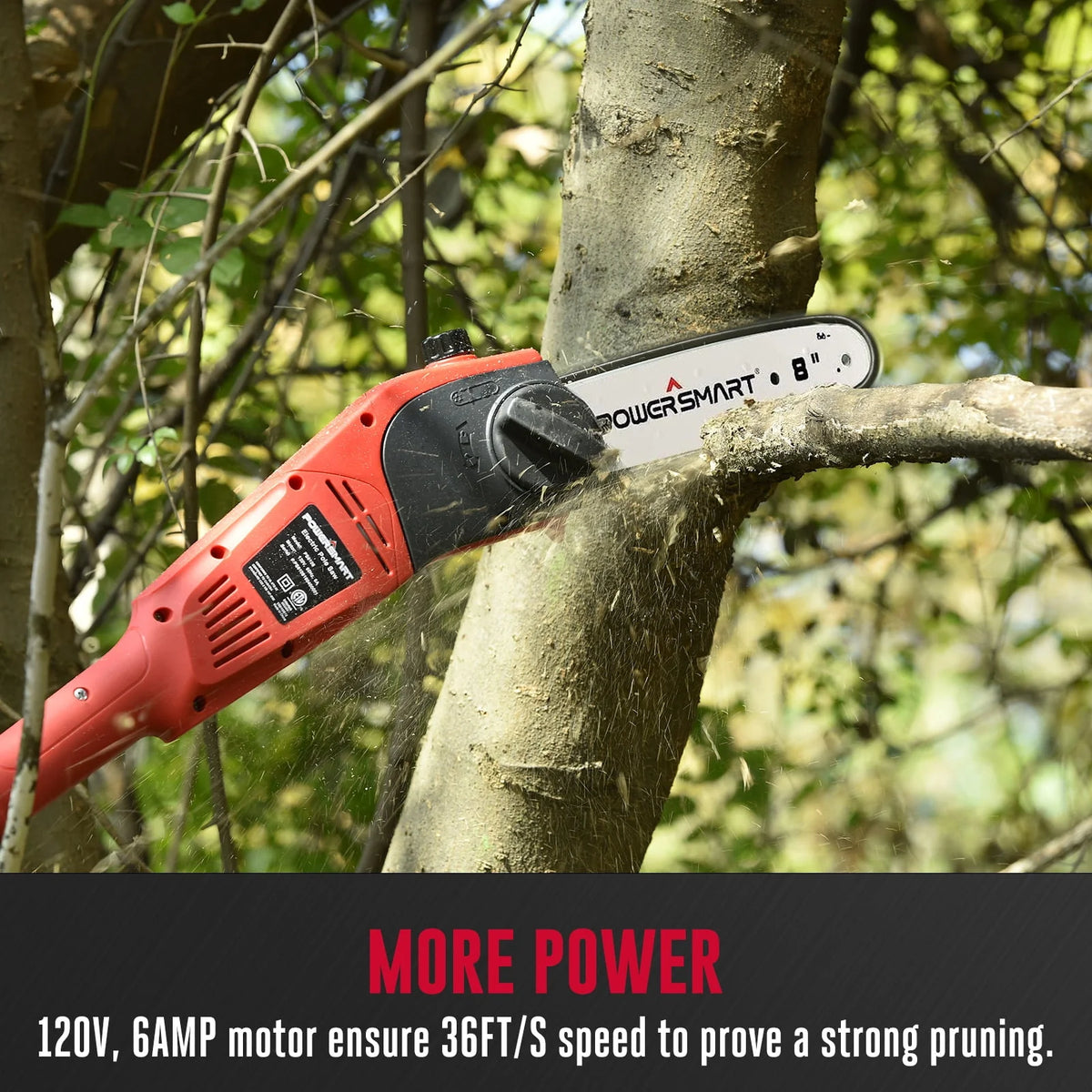 Electric Pole Saw 8 inches 120v 6.0Amp 13 feet Max Reach L182107