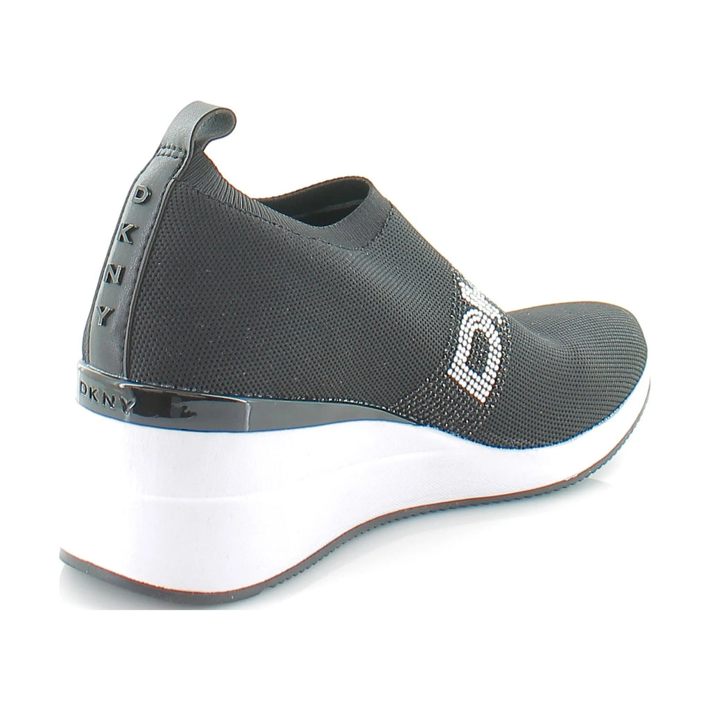 Black Slip On Wedge N5607