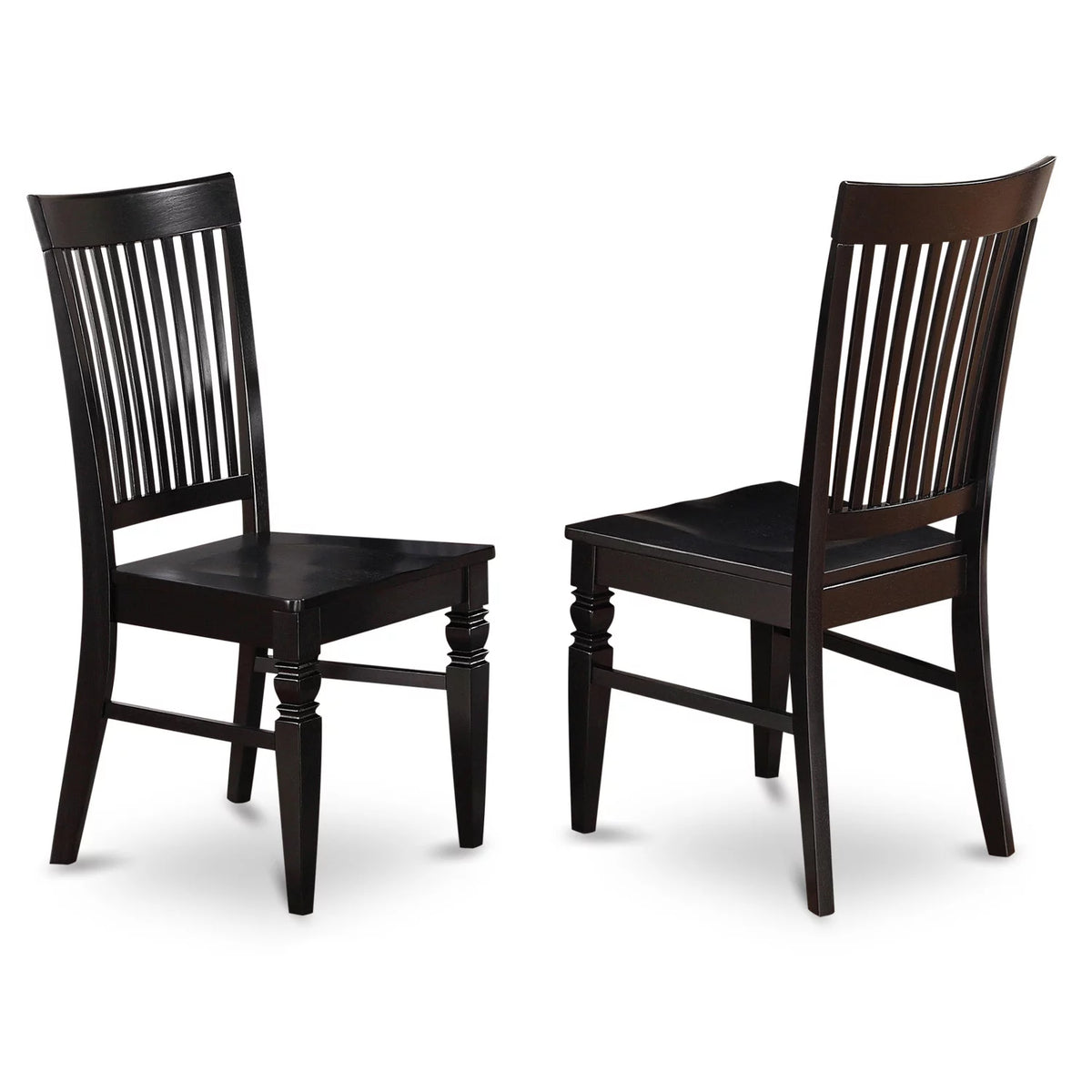 Black 6 Piece Rectangular Dinette Table Set L6151