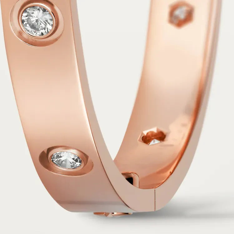 Bracelet with 10 Diamonds T998