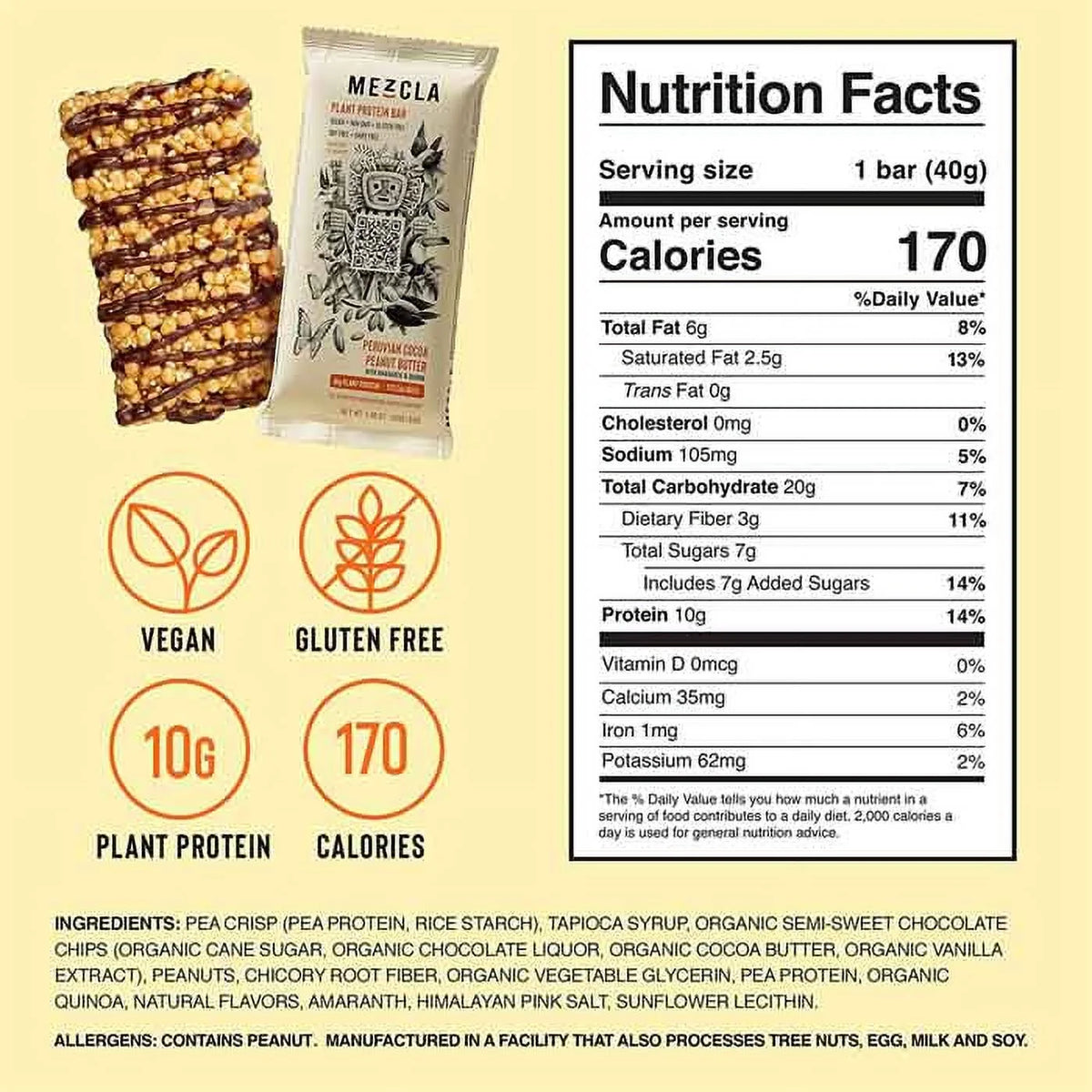 Plant Protein Bars, 1.73oz K428316
