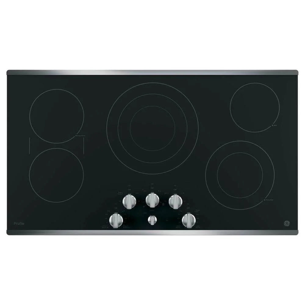 36 inch Stainless 5 Burner Electric Cooktop W583