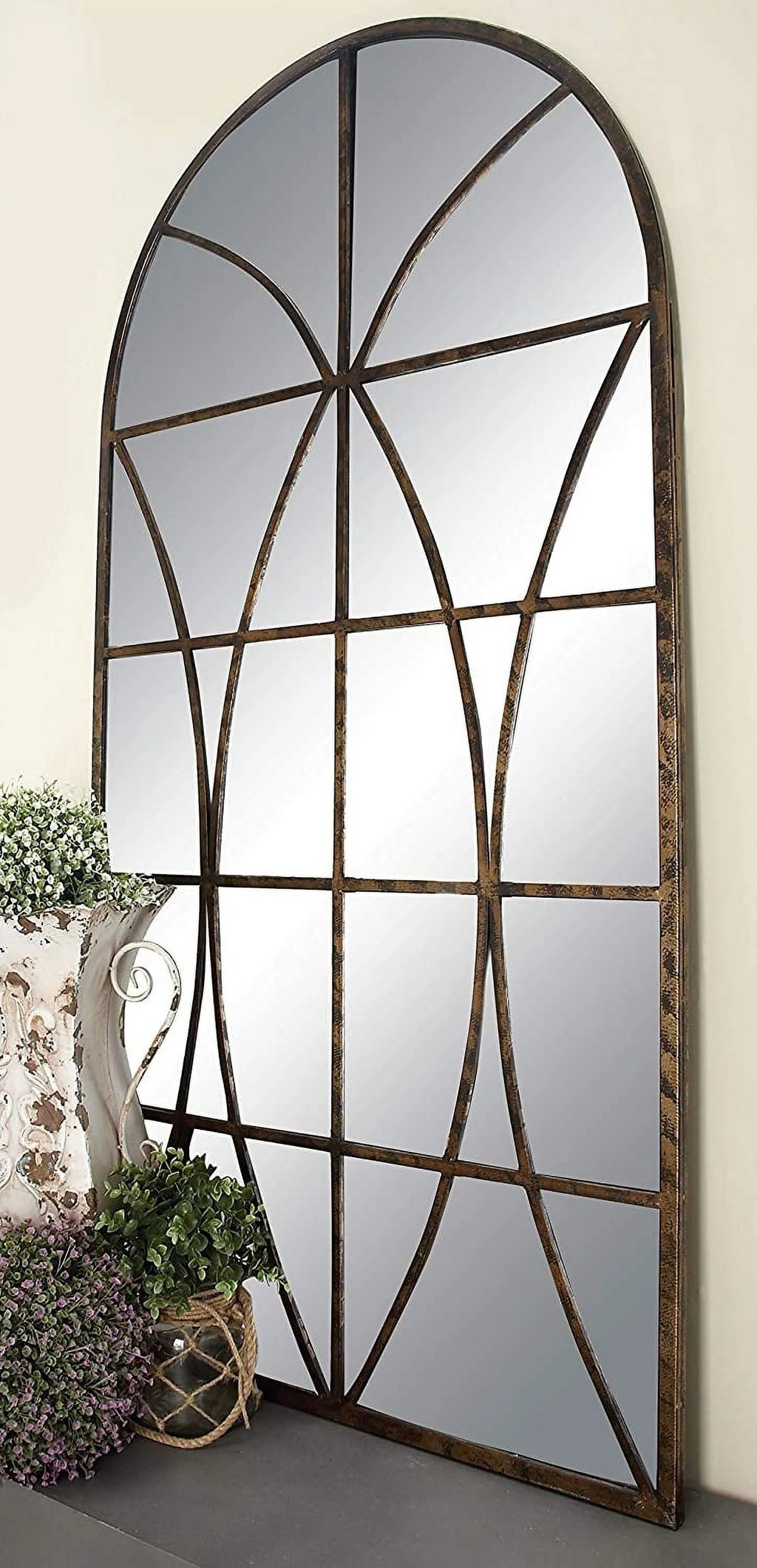 Glass Arched Wall Mirror F257