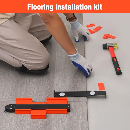 Laminate Wood Flooring Installation Hammer with Tapping Block and Knee Pad L9787