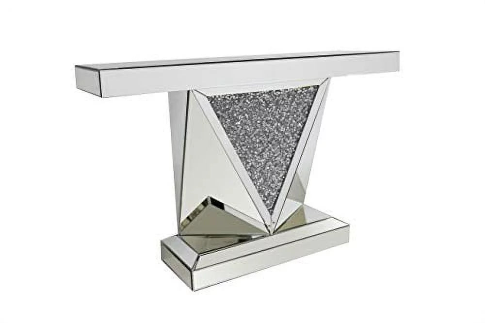Rectangular Sofa Table with Mirror V82421