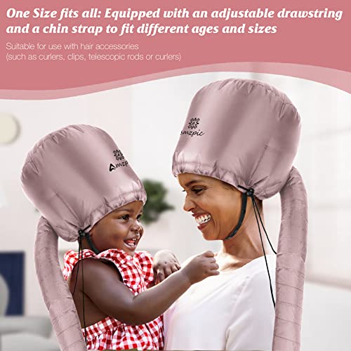 Adjustable Extra Large Pink Bonnet Hair Dryer Attachment K94232