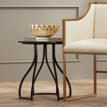 Black Marble Accent Table D351