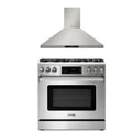 36 Gas Range and Range Hood P364758