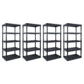 5 Tier Heavy Duty Storage Shelving Unit (4 Pack) H62554