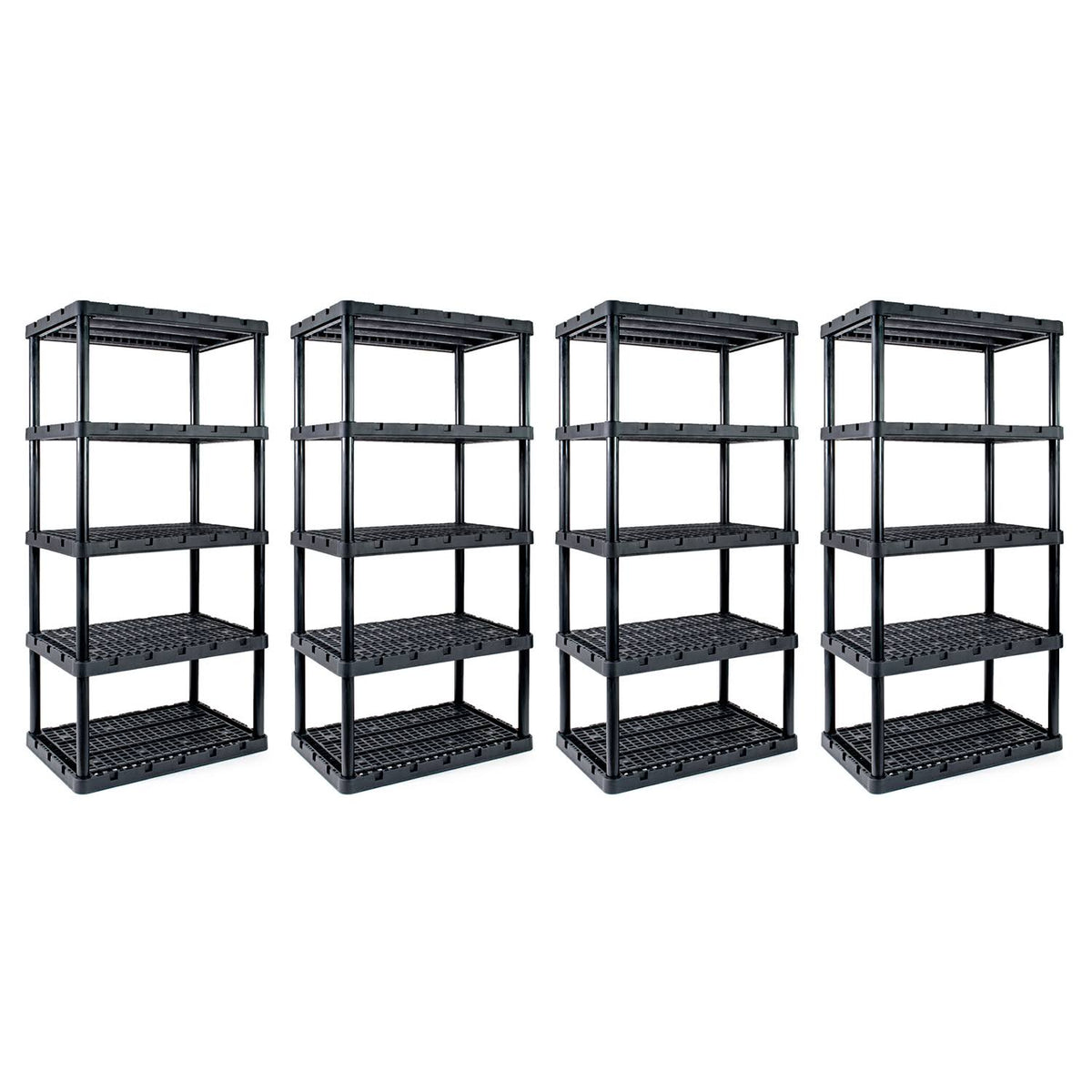 5 Tier Heavy Duty Storage Shelving Unit (4 Pack) H62554
