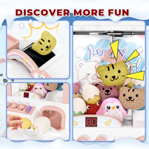 Claw Machine for Kids Mini Vending Machine Candy Grabber Dispenser Toy W2917