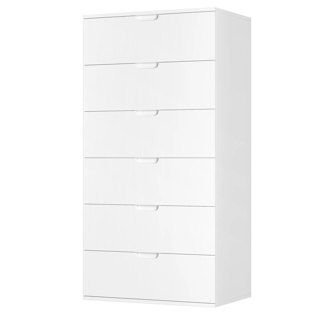 White 5 Drawer Dresser L63454