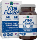Daily Probiotic 60 Billion CFU Organic Prebiotics 30 Capsules Y78050