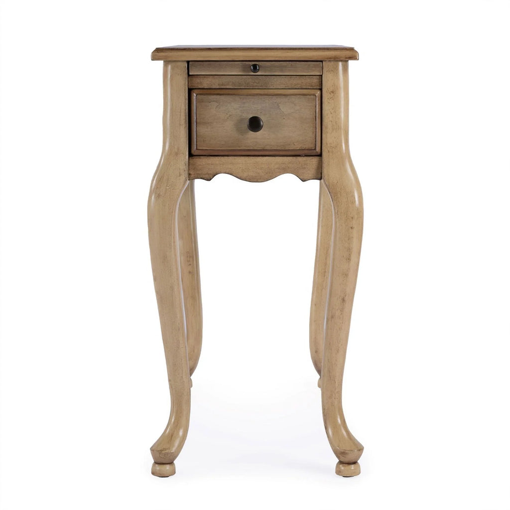 Antique Beige One Drawer Side Table X577