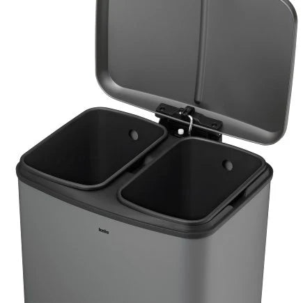Grey 24 L Rubbish Separator H170