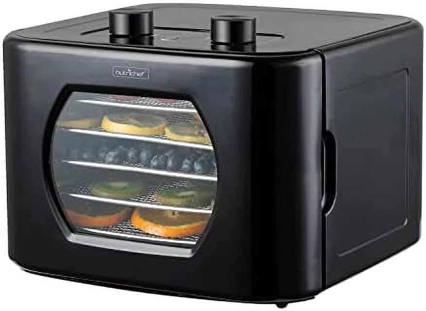 Electric Countertop Food Dehydrator with 4 Stainless Steel Trays V413041