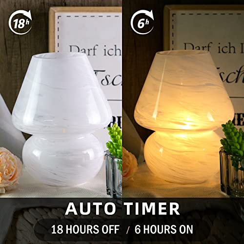 Mushroom Table Lamp with LED Bulb M507