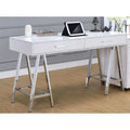 White High Gloss Desk D1808