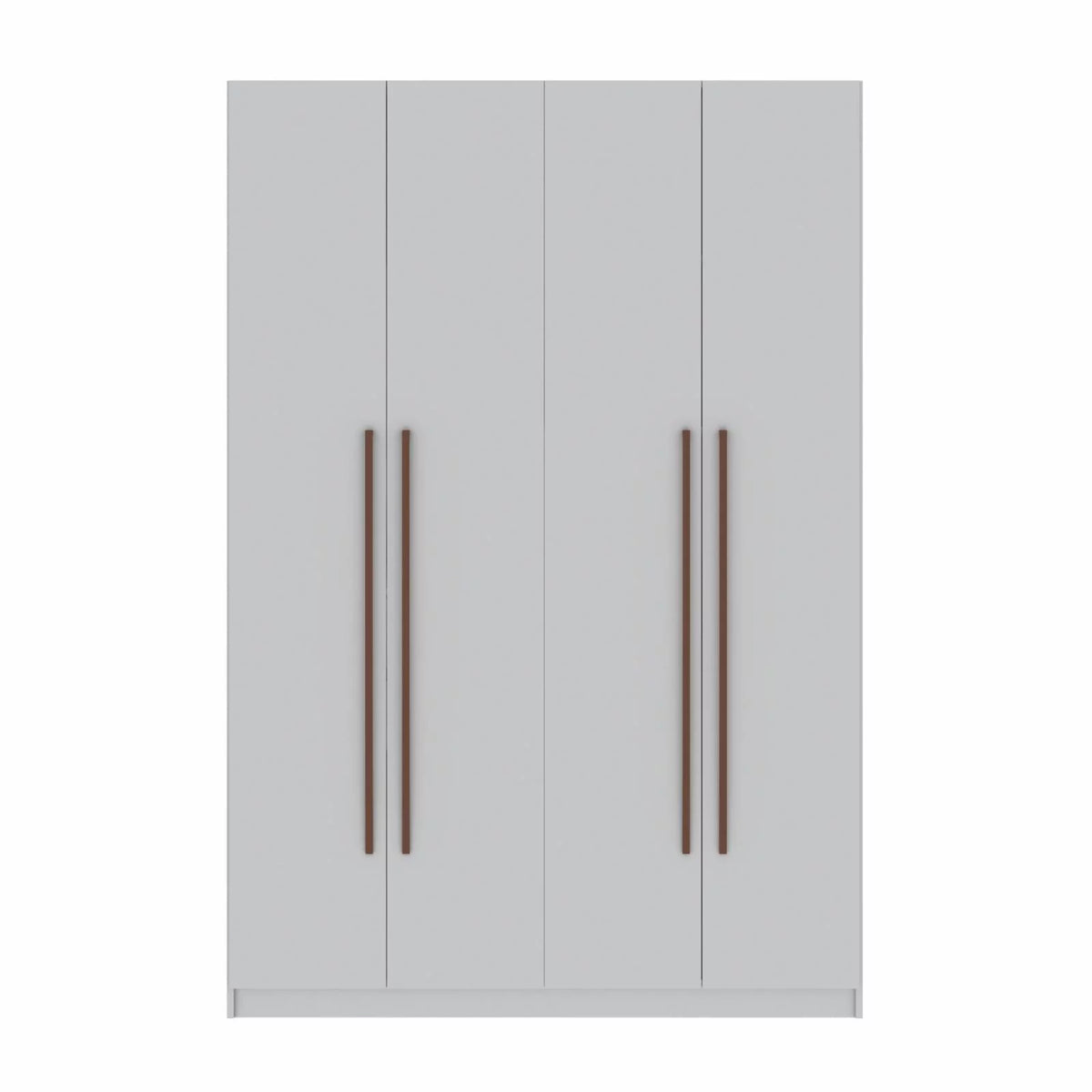 White Wood Wardrobe Armoire Closet W261953