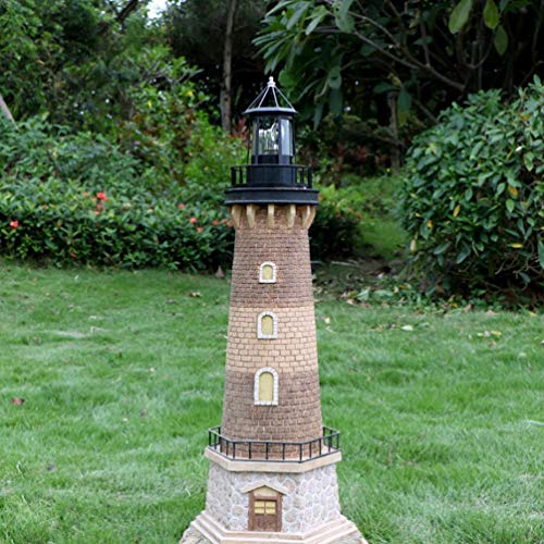 Solar Rotating Lighthouse Lamp E2907