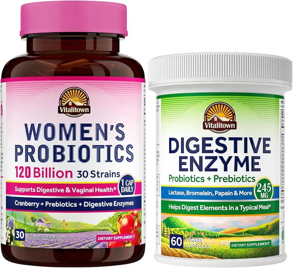 Probiotic Bundle Pack of 2 Vegan 30 Capsules & 60 Capsules I84638