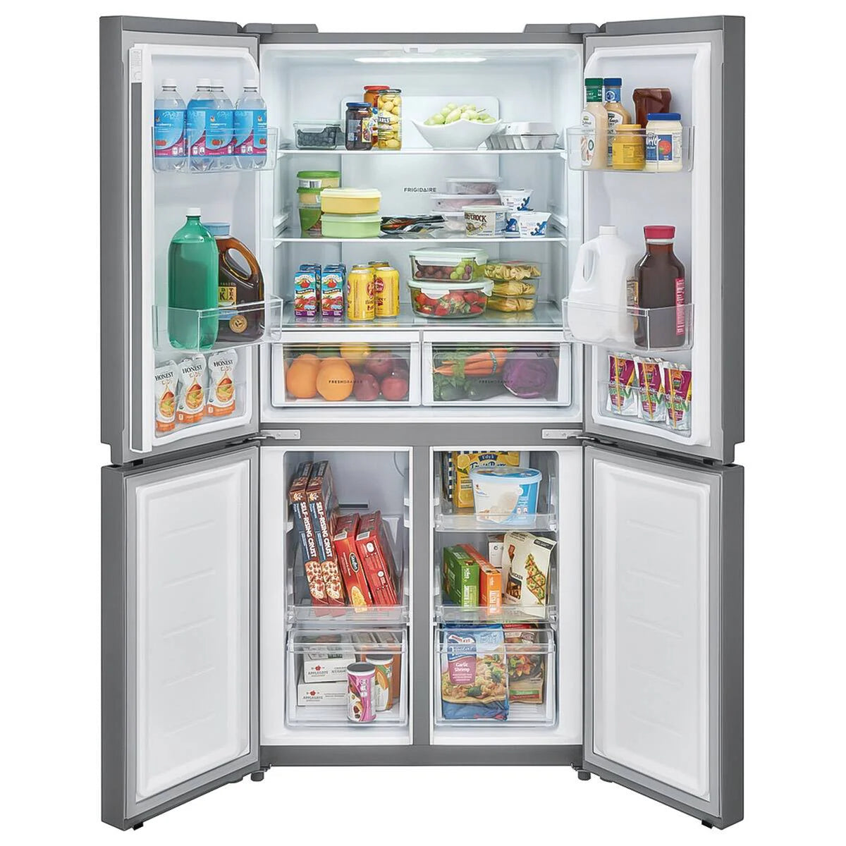 33 IN 17.4 CU FT Stainless Steel French Four Door Refrigerator J7250