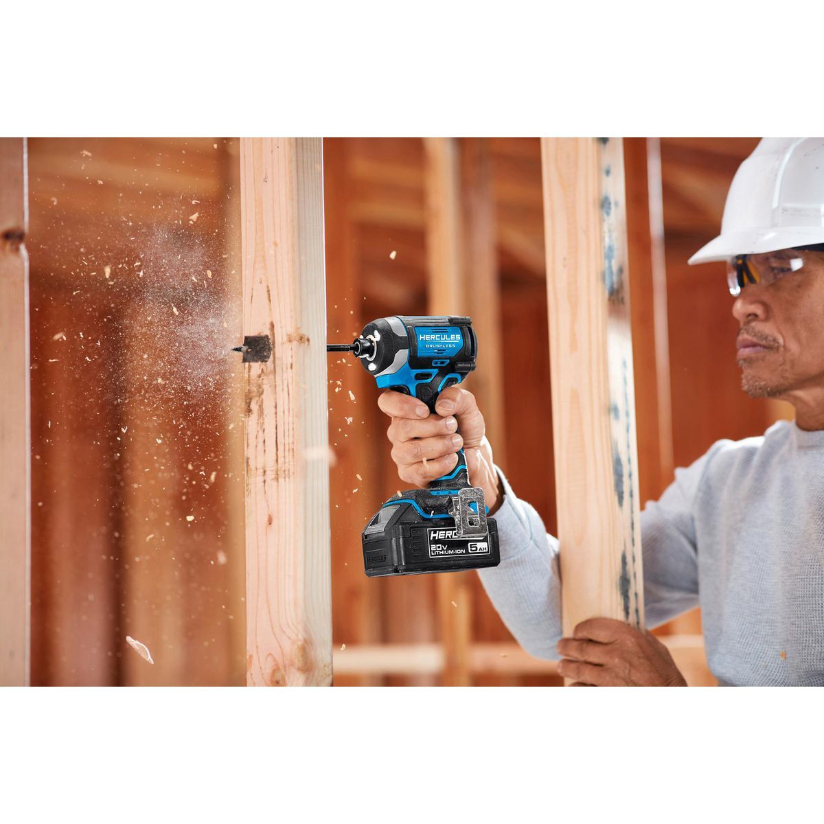 20V Brushless Cordless Hammer Drill and Impact Driver 2-Tool Combo Kit with 5 Ah Batteries and Charger F70072