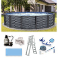 15-ft Round 52-in Deep Above Ground Swimming Pool G772