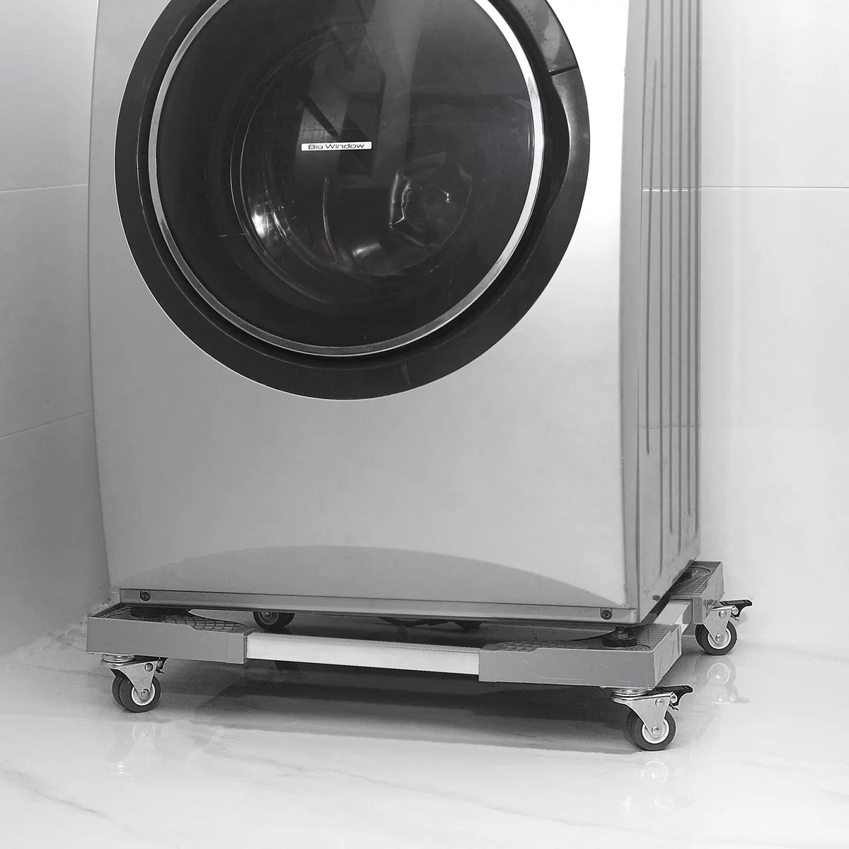 Adjustable Washing Machine and Dryer Stand with 4 Lifting Feet S9137