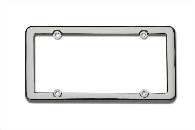 License Plate Frame Black Chrome M36136