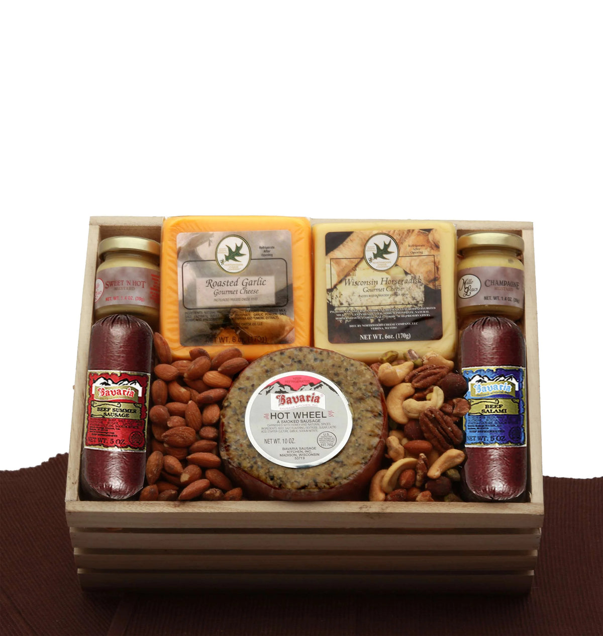 Meat and Cheese Sampler Gift Basket S1500