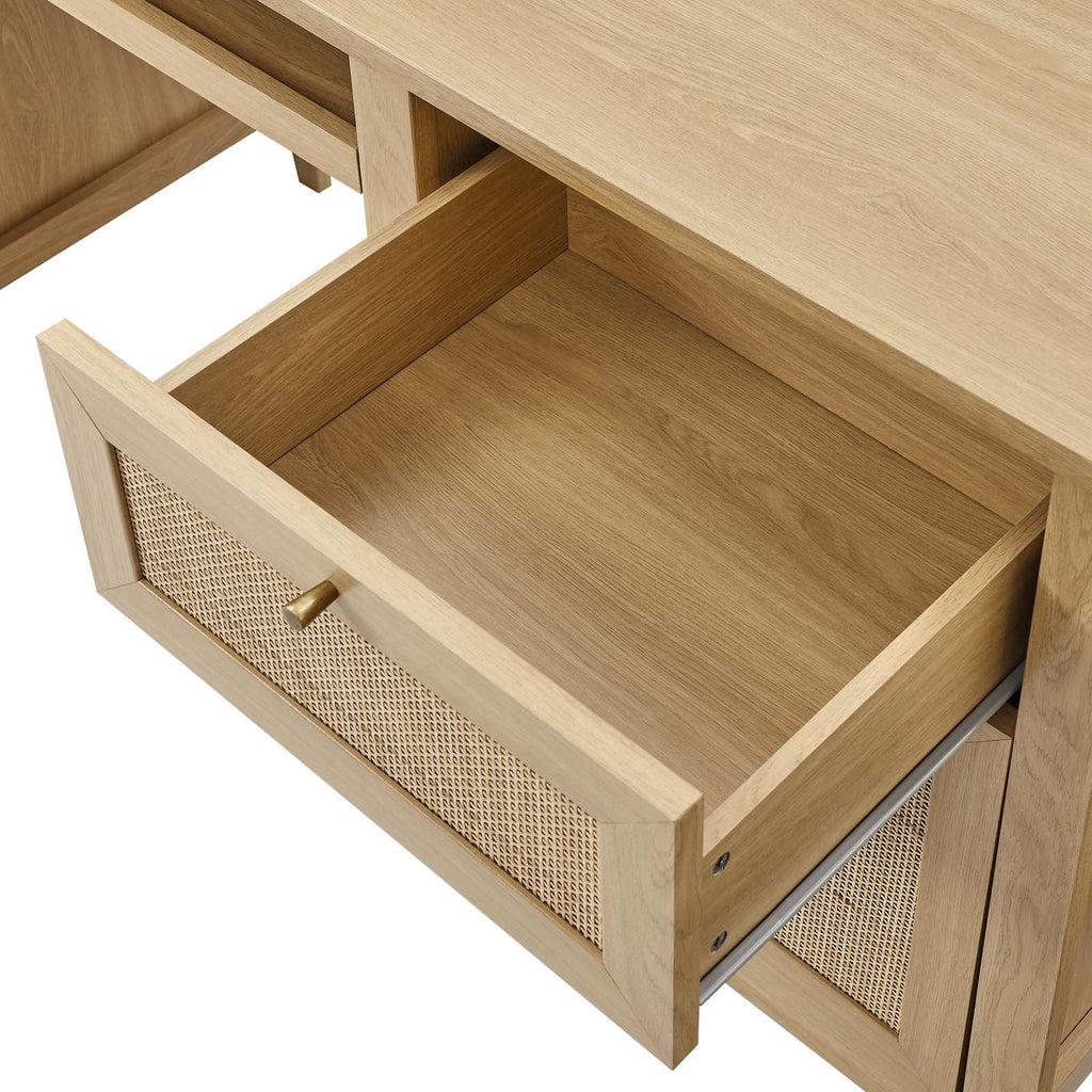 Oak Office Desk Y469