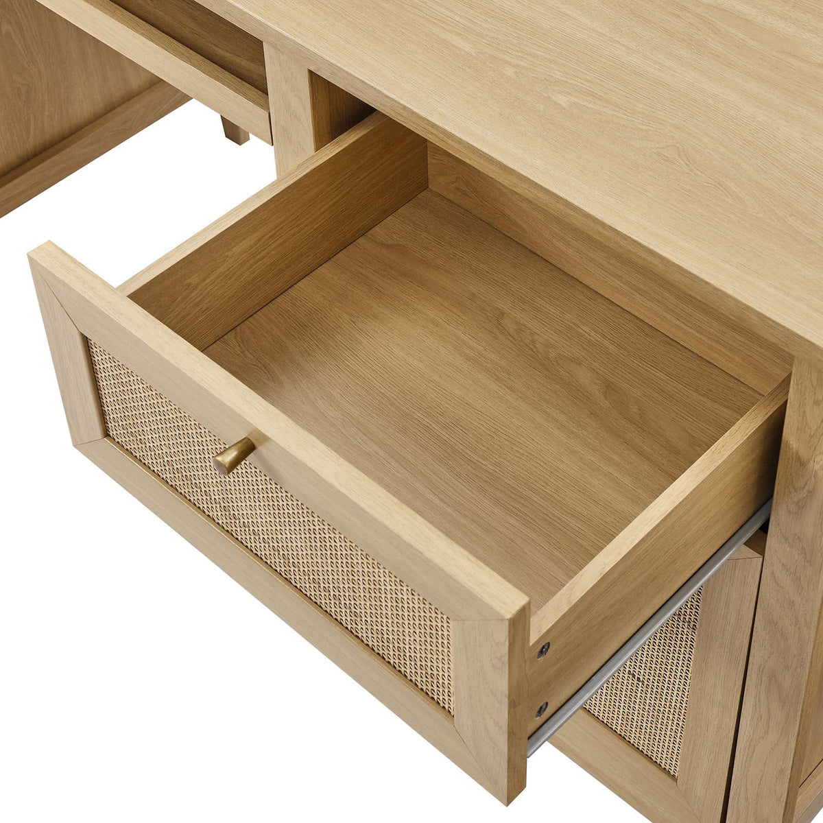 Oak Office Desk Y469