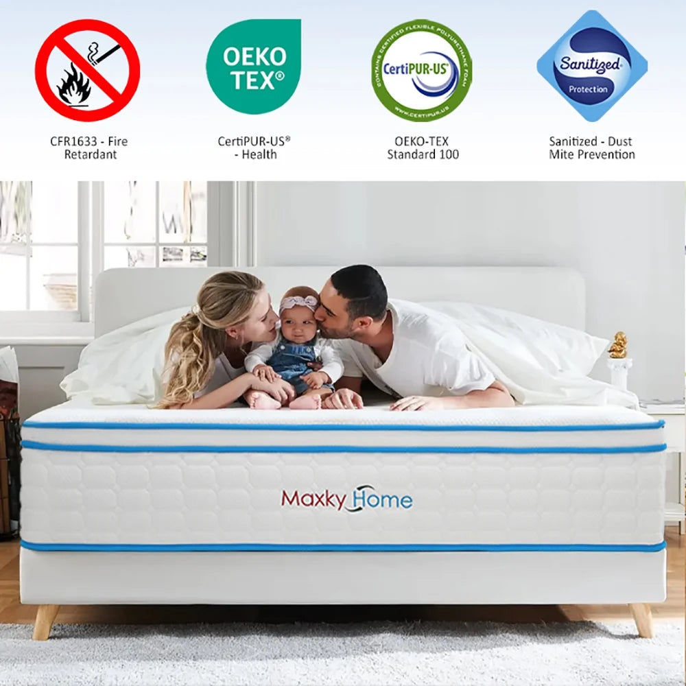 12 Inch Twin Gel Memory Foam Mattress F147232